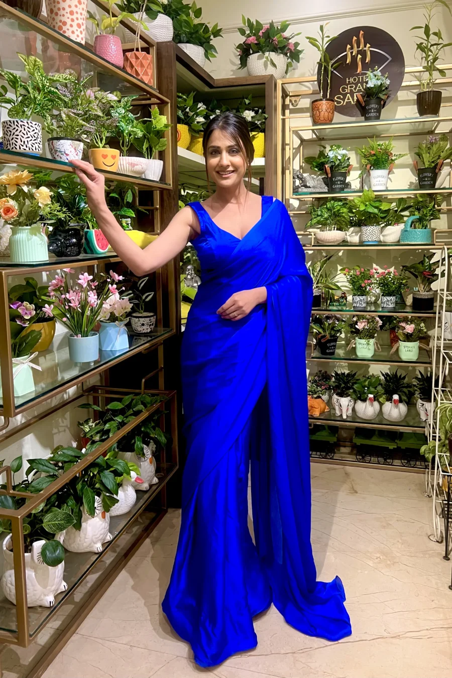 Satin Silk Saree With Unstitched Blouse