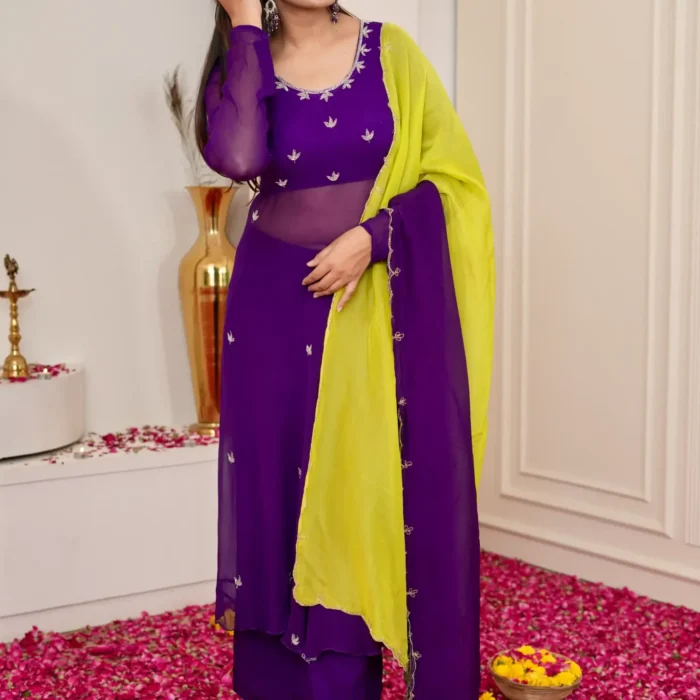 Neelaya Dual-Tone Sharara Set
